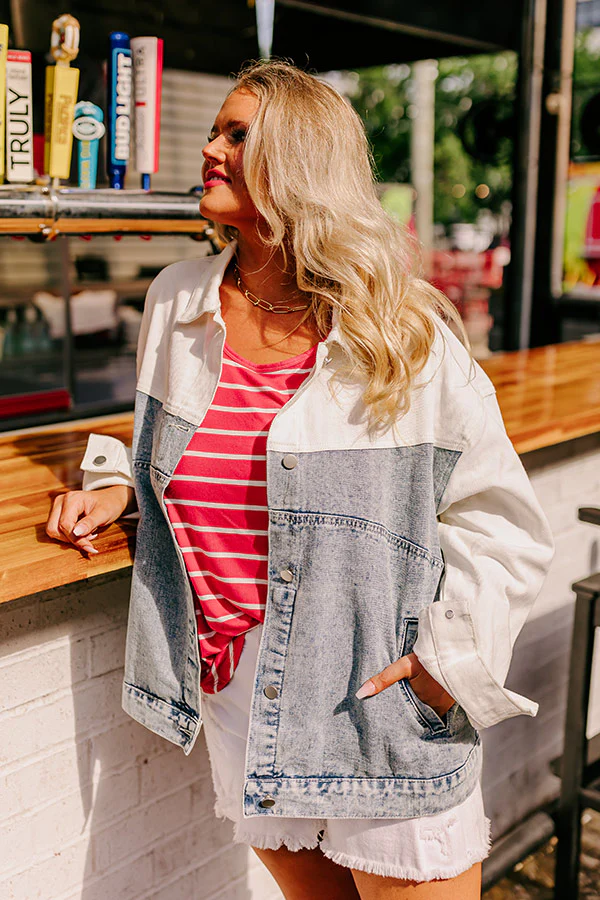 The Dex Denim Jacket Curves - Image 5