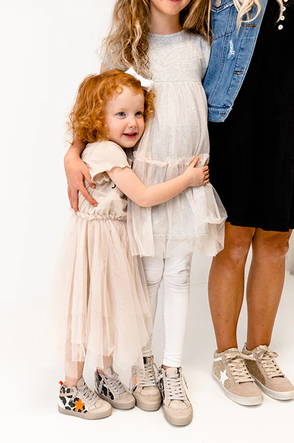 The Evelyn Toddler's Vintage Sneaker in Leopard - Image 4