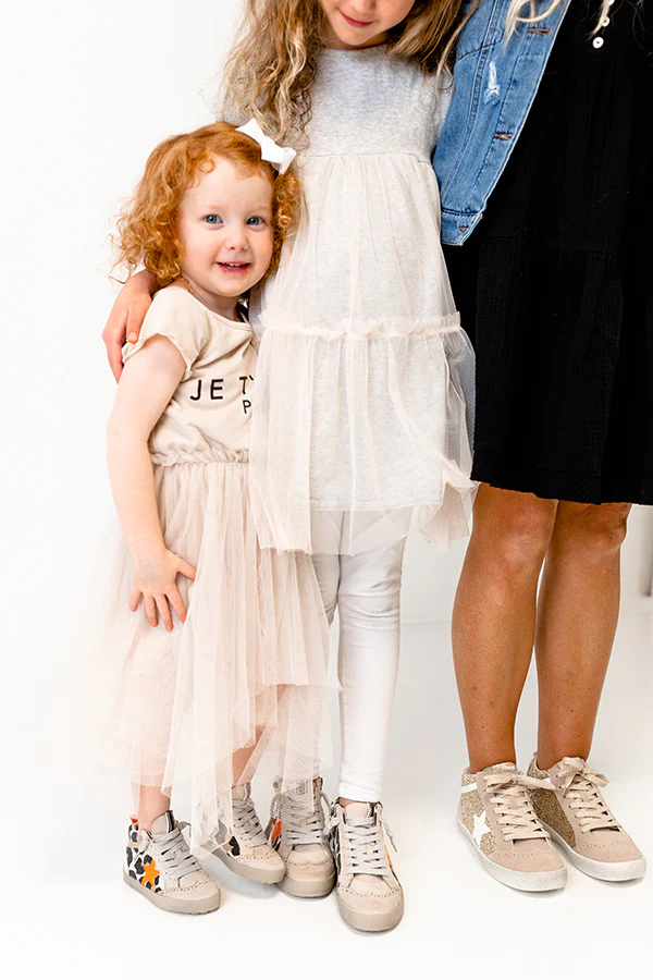 The Evelyn Toddler's Vintage Sneaker in Leopard - Image 6