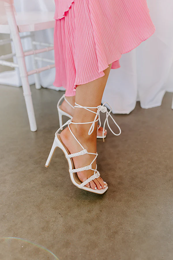 The Frampton Faux Leather Lace Up Heel - Image 2