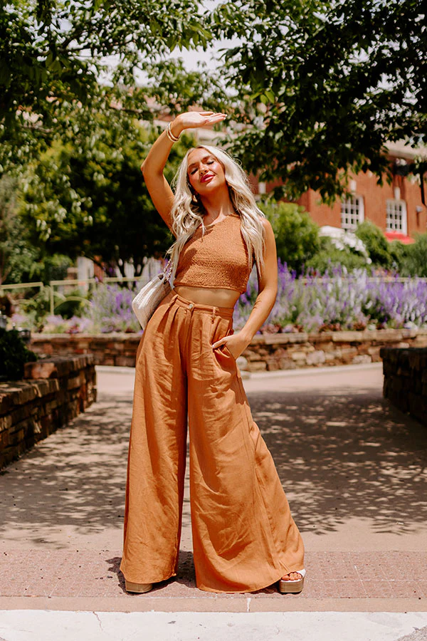 The Freeda Smocked Crop Top - Image 5