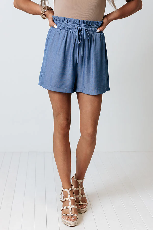 The Gail Shorts In Blue - Image 3
