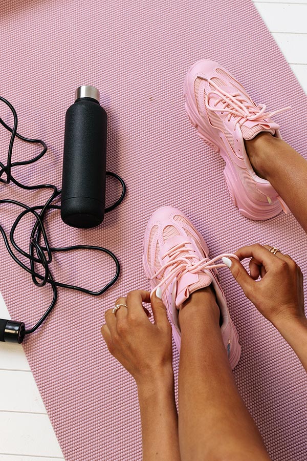 The Gerri Sneaker In Pink - Image 6