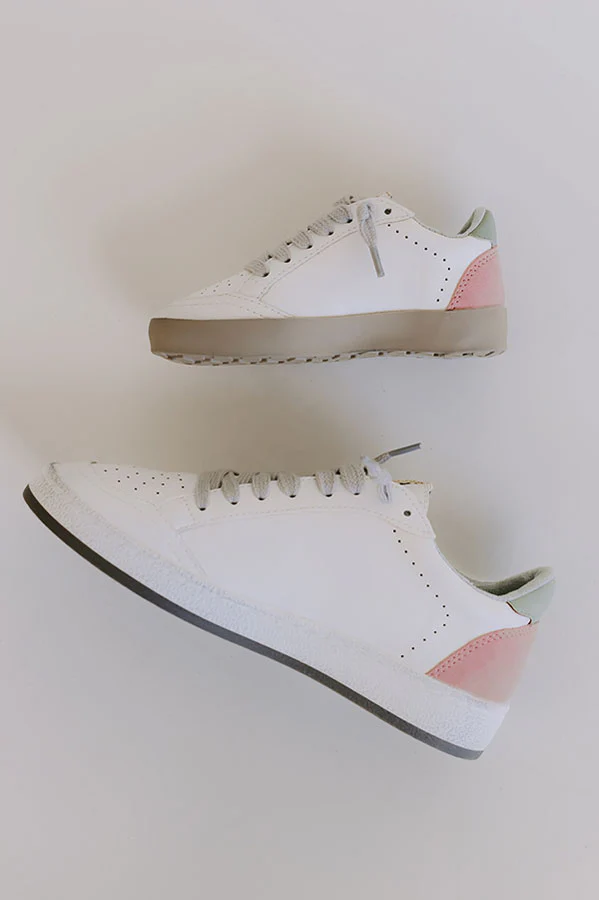 The Honeybee Children's Vintage Sneaker in Silver - Image 4