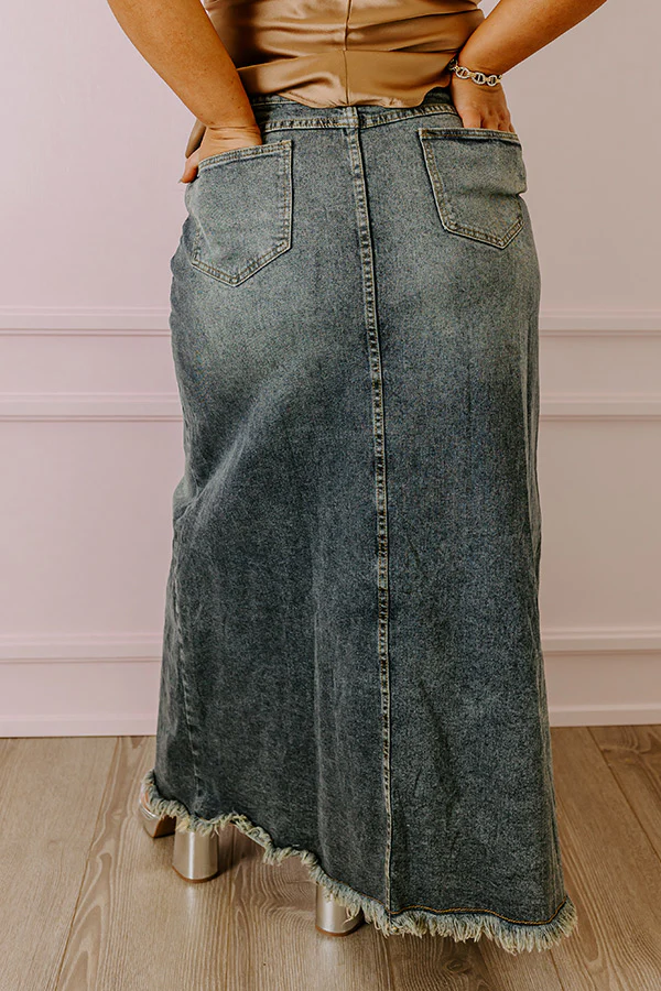The Hudson Denim Skirt Curves - Image 6