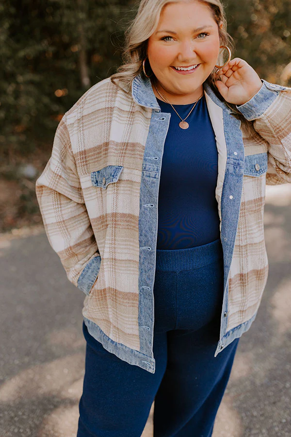 The Isabelle Plaid Jacket Curves - Image 2