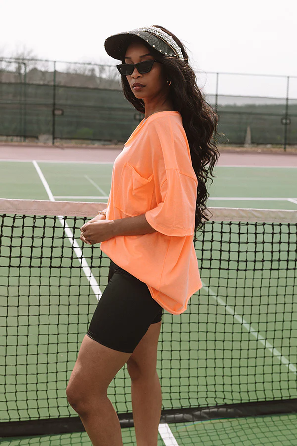 The Jessie Faux Leather Biker Shorts - Image 6