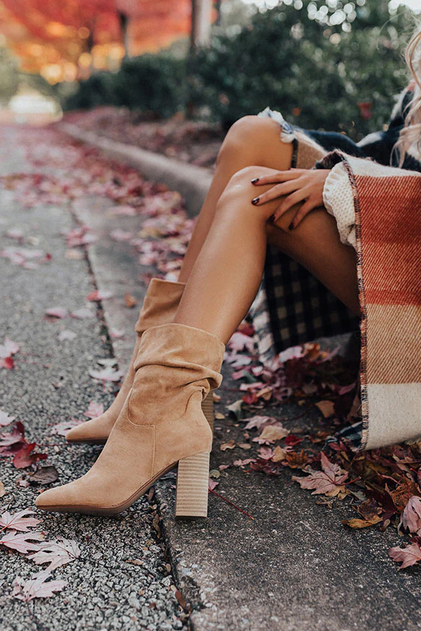 The Laurette Ankle Bootie In Iced Mocha - Image 2