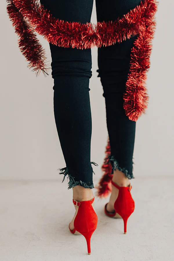 The Layla Heel in Red - Image 4