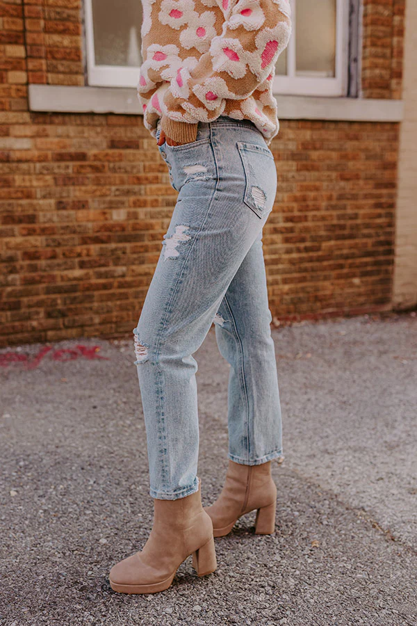 The Leith High Waist Distressed Jean - Image 8