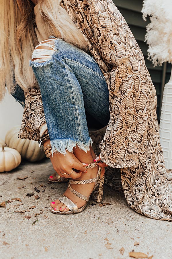 The Lita Snake Print Heel - Image 4