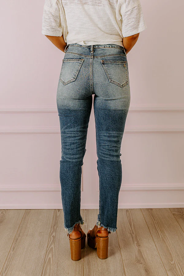 The Lovett High Waist Distressed Ankle Skinny - Image 5