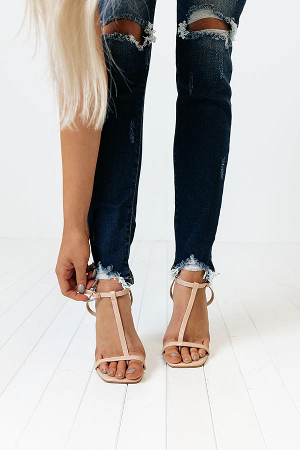 The Lucee Patent Heel In Natural