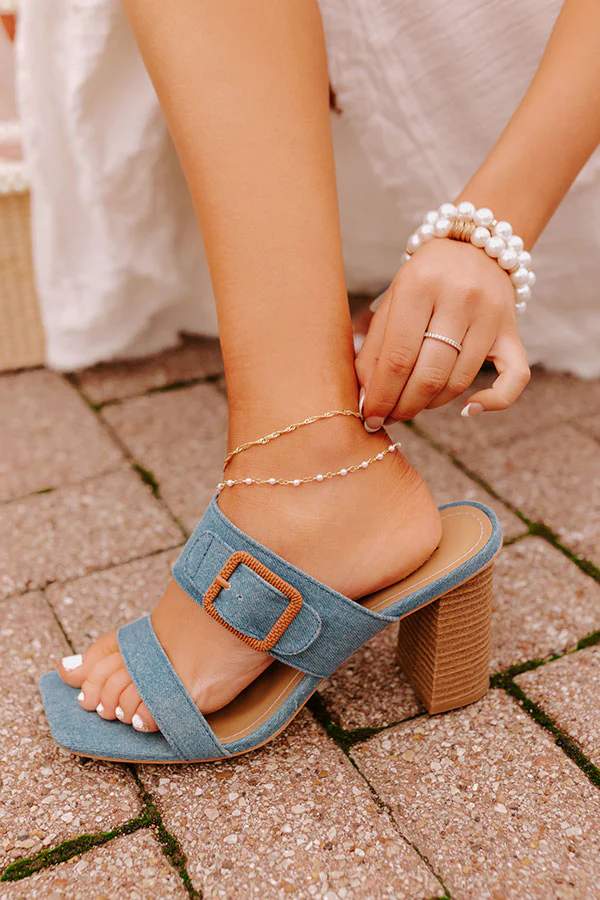 The Lulu Denim Heel - Image 4