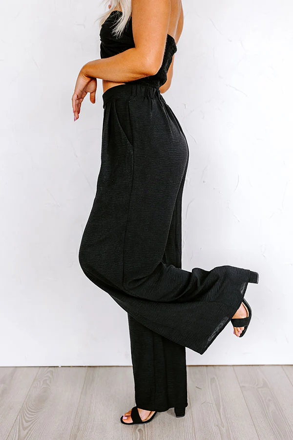 The Maddie High Waist Trousers In Black - Image 3