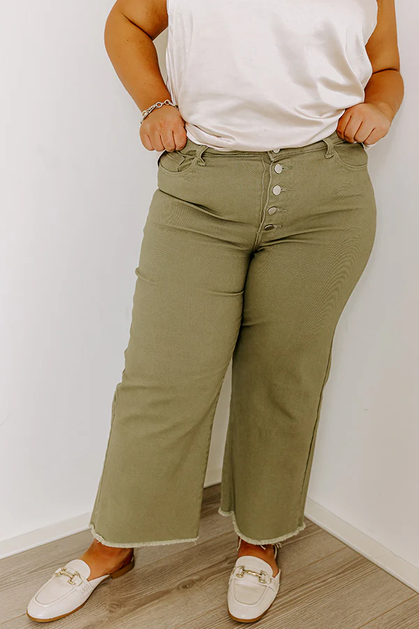 The McKenzie High Waist Jean In Sage Curves - Image 3