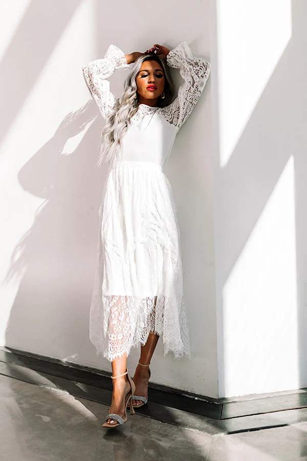 The Misi Lace Midi Skirt - Image 6