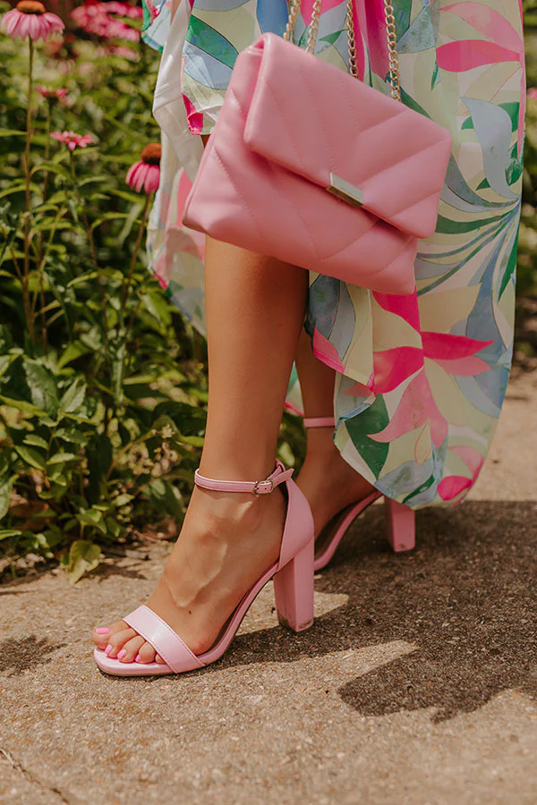 The Nancie Faux Leather Heel