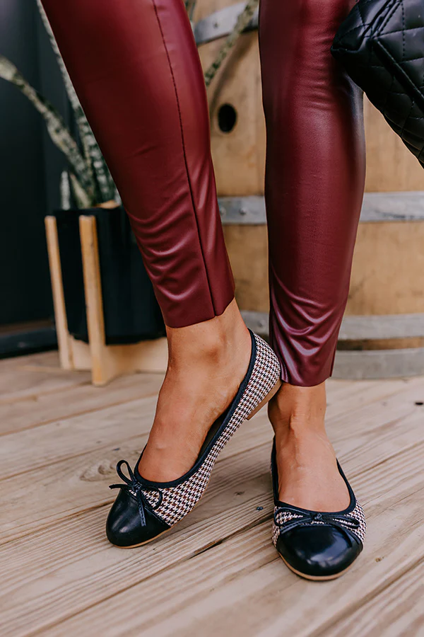 The Olivia Houndstooth Flat - Image 2