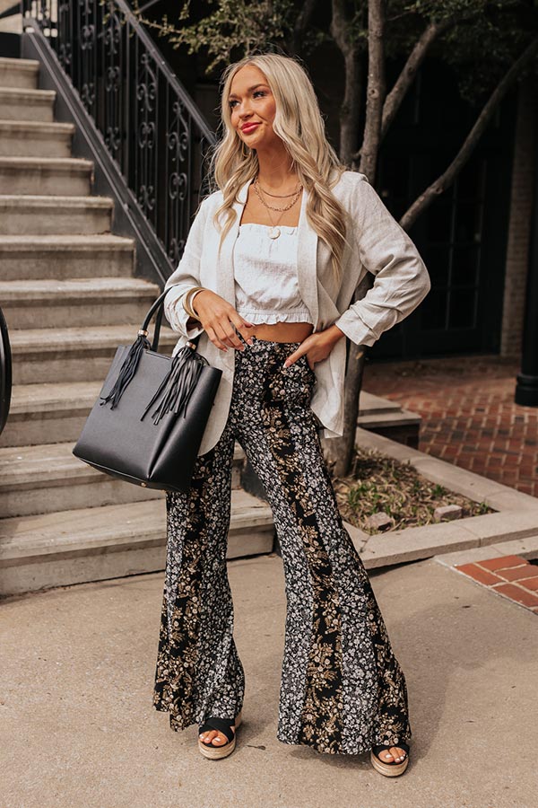 The Pine High Waist Flare In Black - Image 4