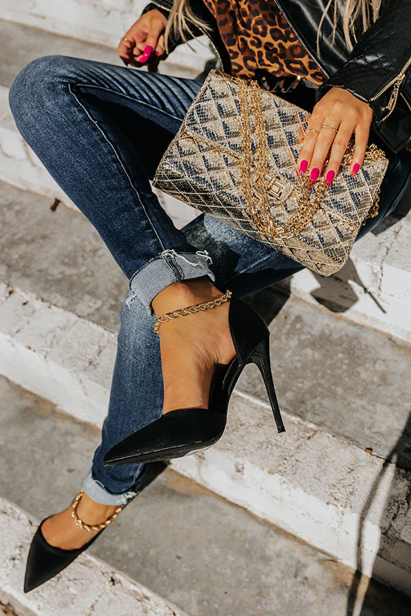 The Priya Heel In Black - Image 5
