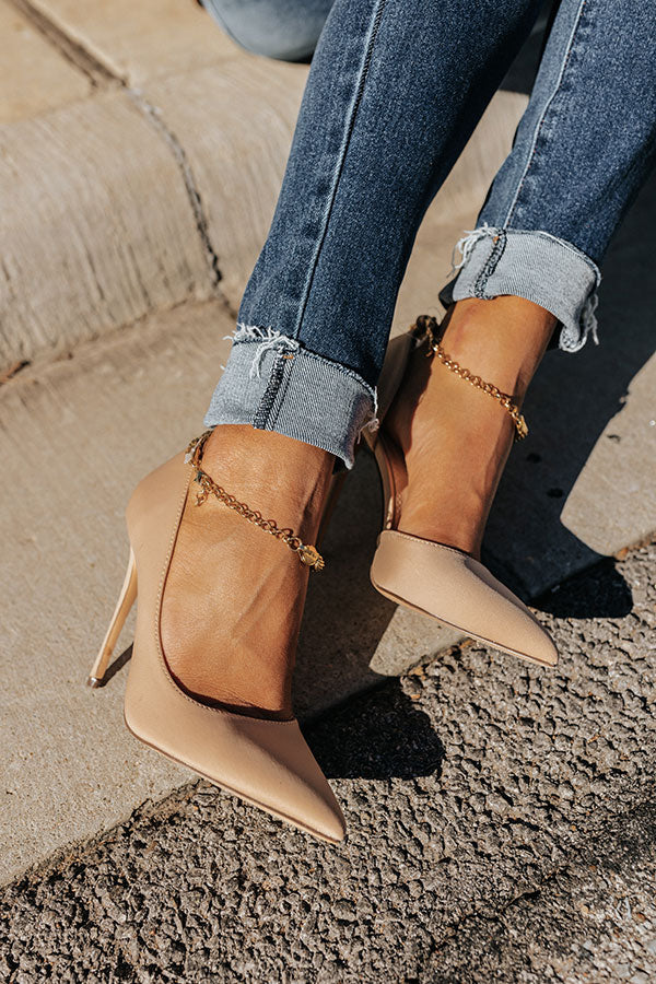 The Priya Heel In Iced Latte - Image 5