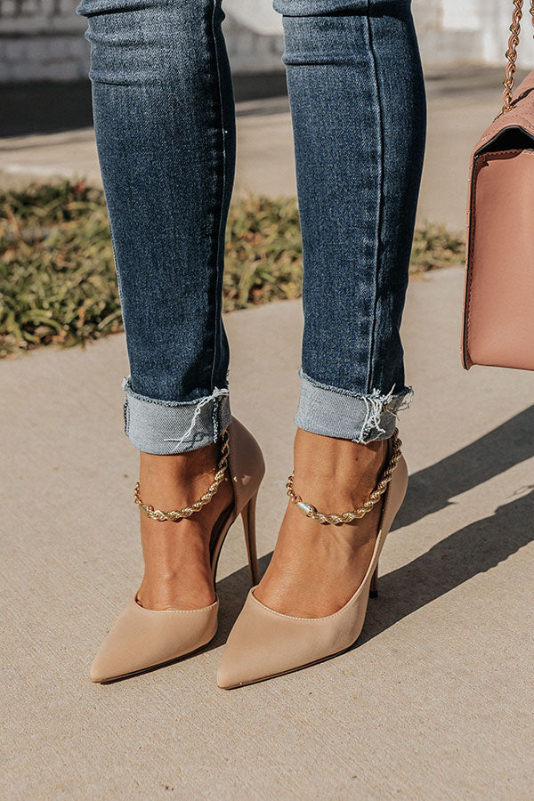 The Priya Heel In Iced Latte - Image 6