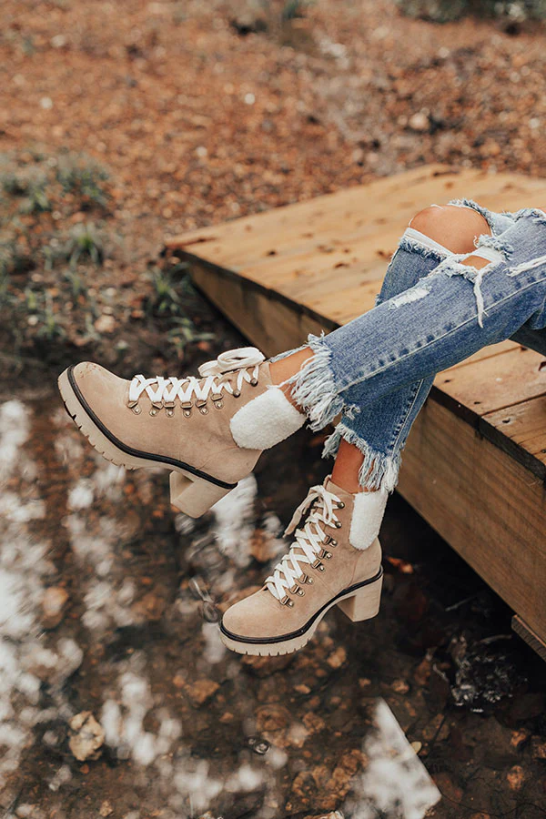 The Remi Bootie In Khaki
