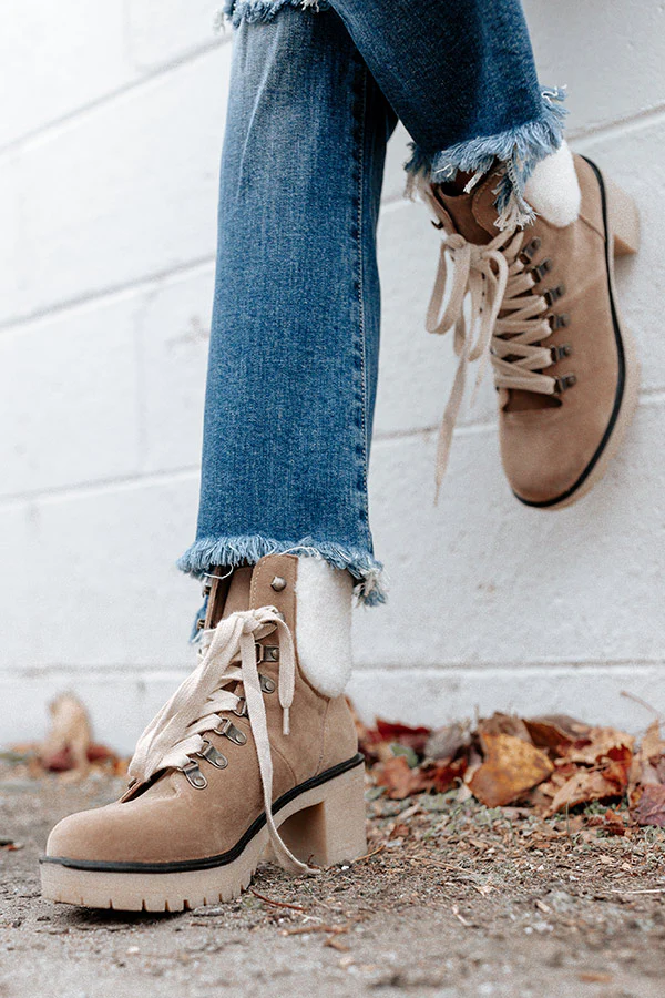 The Remi Bootie In Khaki - Image 5
