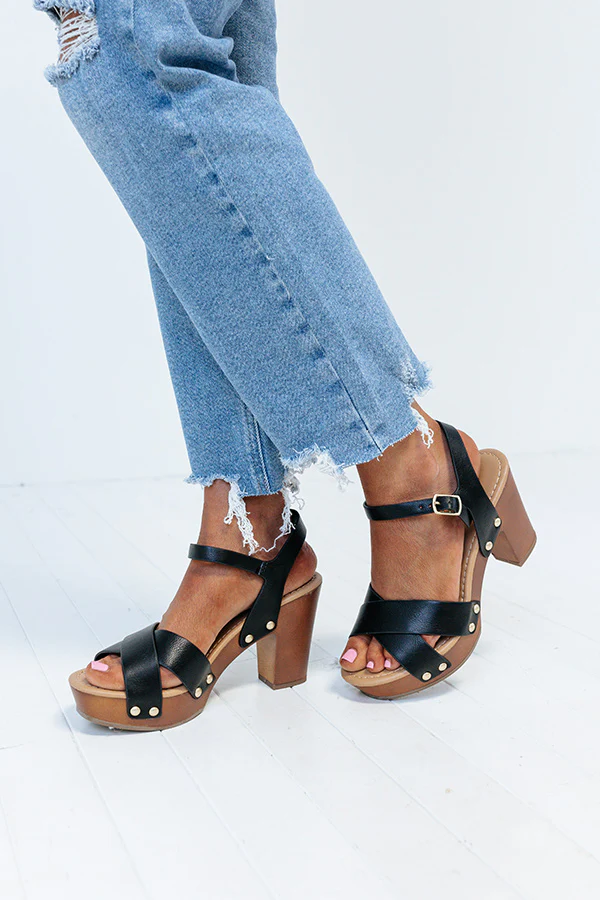 The Rylee Heel In Black - Image 3