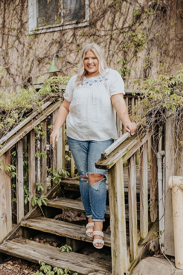 The Tabby High Waist Distressed Skinny Curves - Image 2