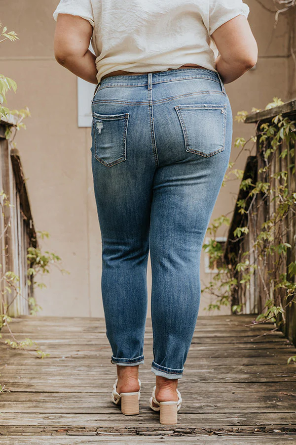 The Tabby High Waist Distressed Skinny Curves - Image 4