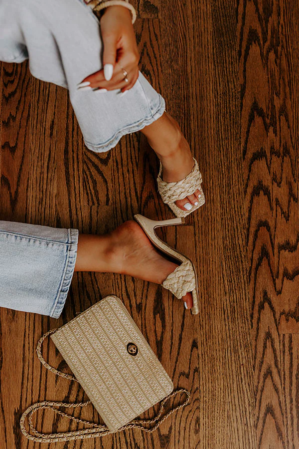 The Teera Woven Heel In Natural - Image 4