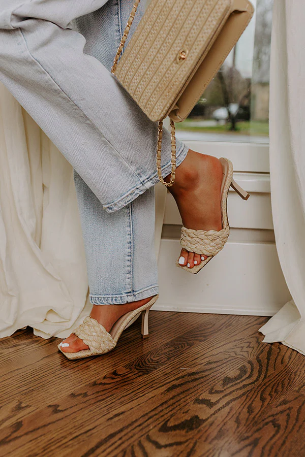 The Teera Woven Heel In Natural - Image 5