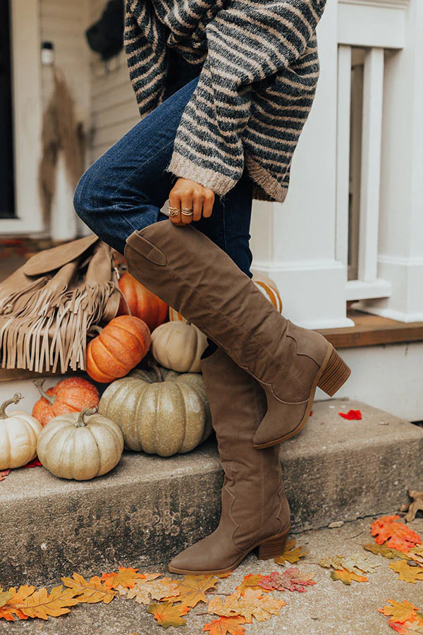 The Wisteria Faux Suede Boot - Image 3