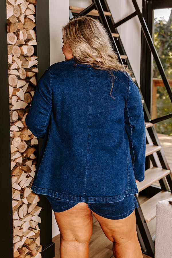 The Yani Denim Blazer Curves - Image 4