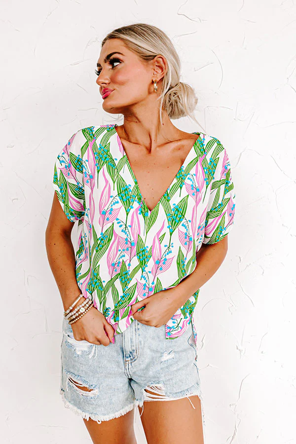 Timeless Beauty Shift Top In Green - Image 5