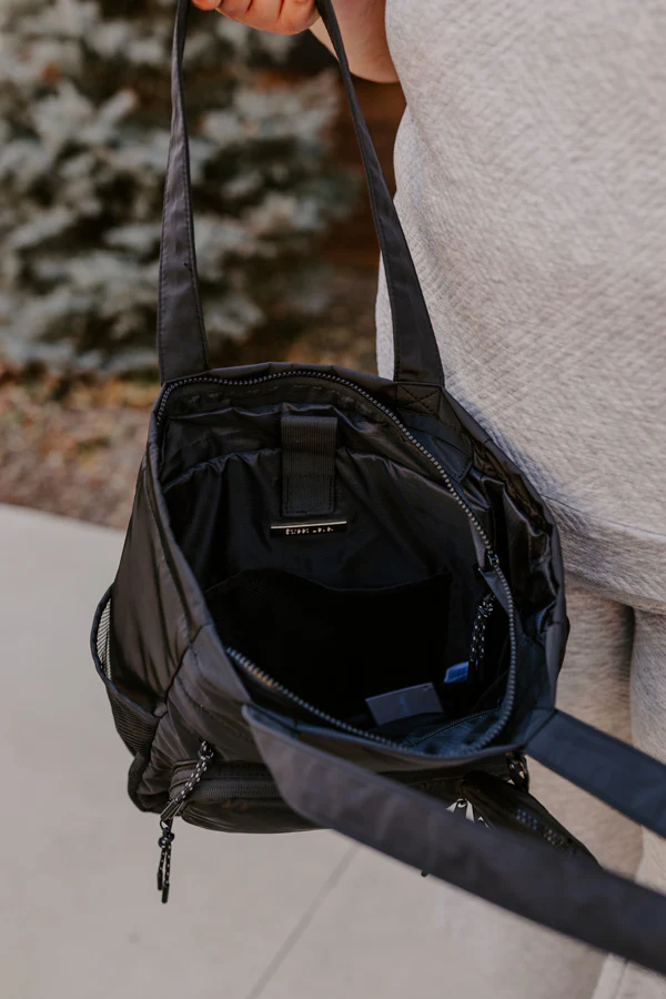 Tomorrow Is A New Day Tote In Black - Image 4