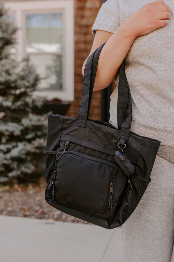 Tomorrow Is A New Day Tote In Black - Image 5