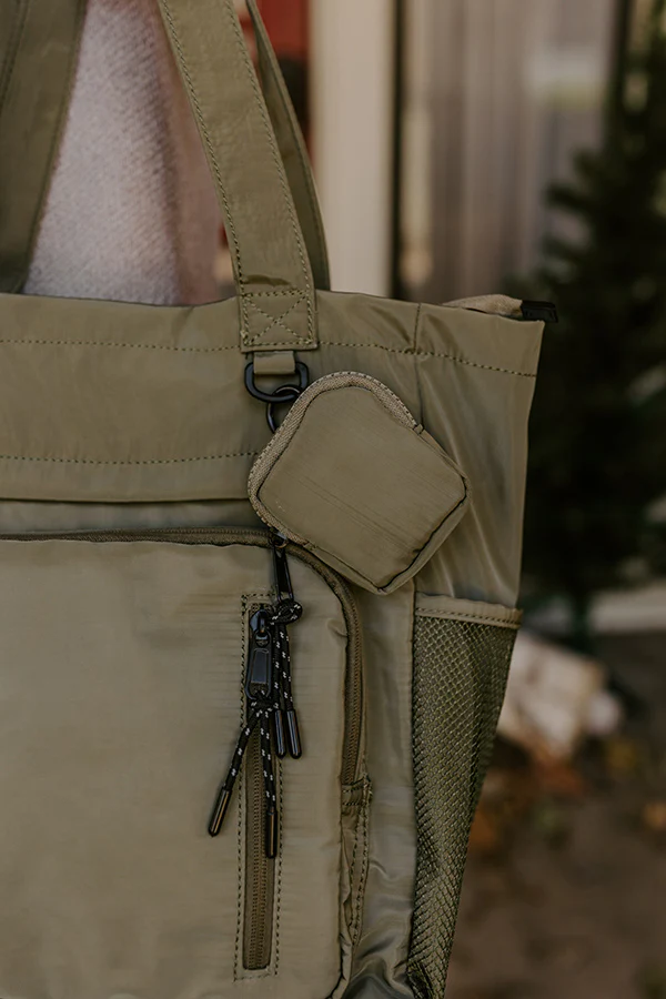 Tomorrow Is A New Day Tote In Sage - Image 2