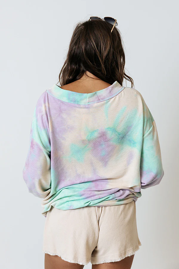 Travel Often Tie Dye Sweatshirt - Image 6