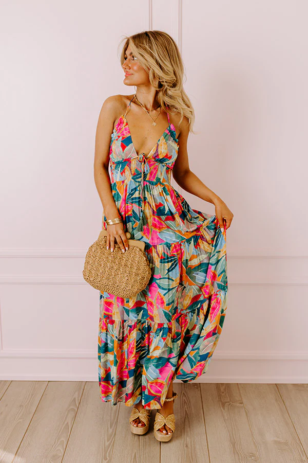 Tropical Fizz Maxi Dress - Image 4