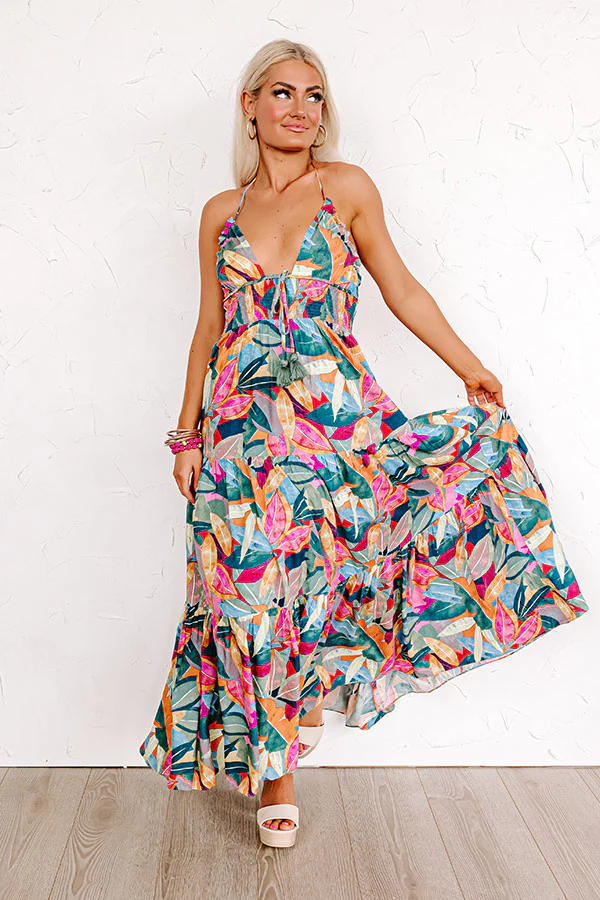 Tropical Fizz Maxi Dress - Image 7