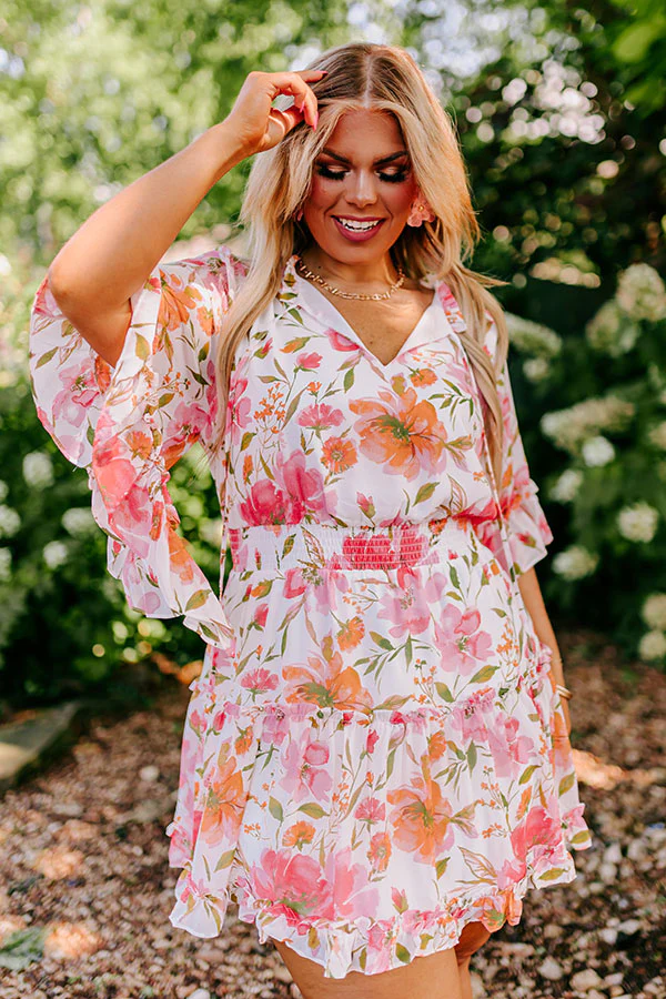 Try Your Luck Dress in Ivory Curves - Image 8