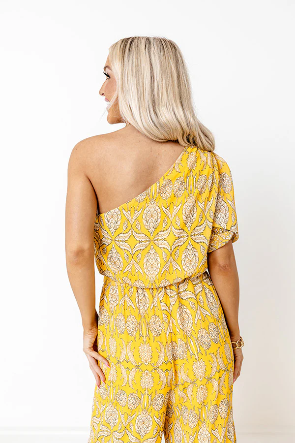 Tuscan Nights One Shoulder Top - Image 3