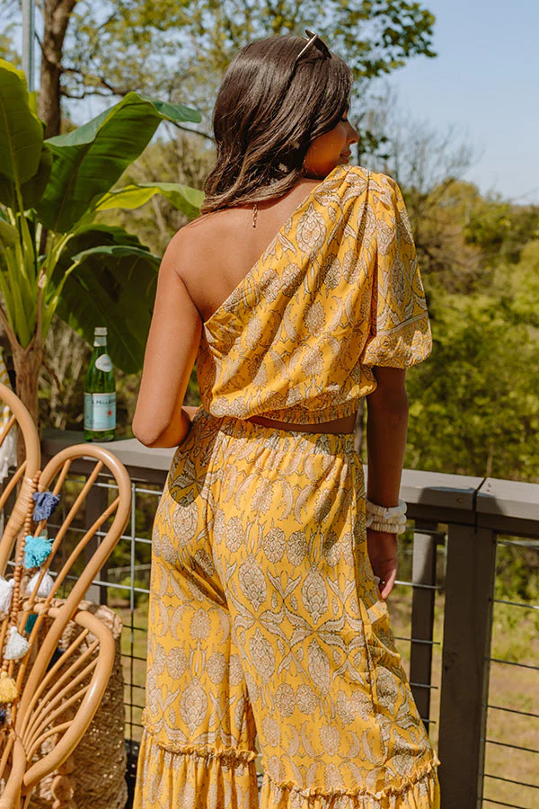Tuscan Nights One Shoulder Top - Image 8