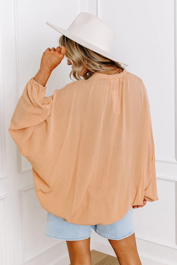 Upstate Getaway Top In Tan - Image 4