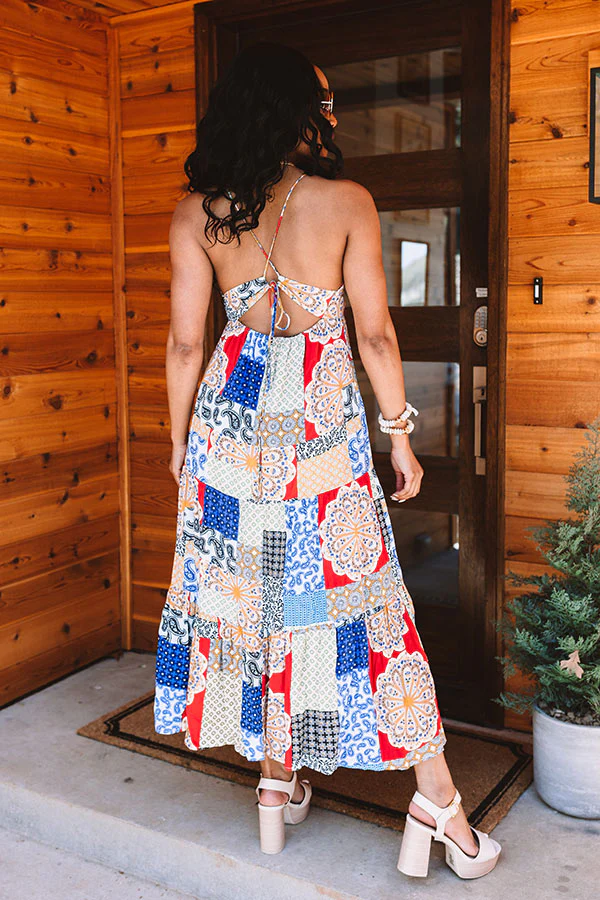 Upswing Colorblock Maxi In Blue - Image 6