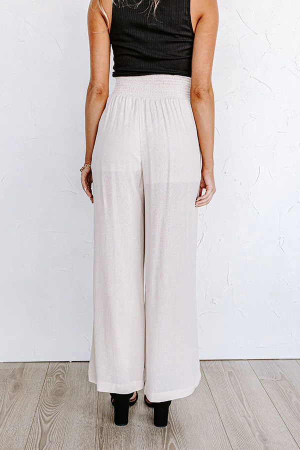 Urban Wonders High Waist Pants In Birch - Image 3