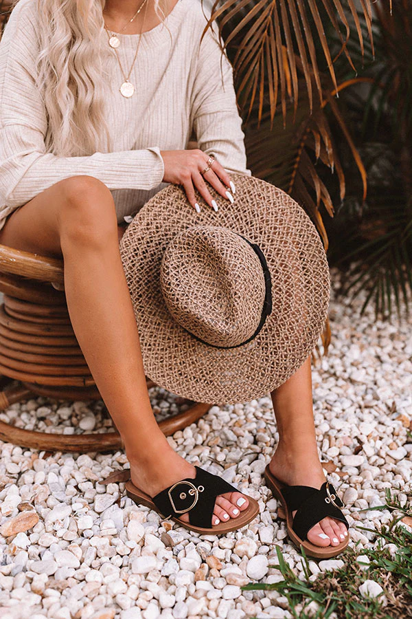 Vacay Chic Sandal In Black - Image 4